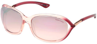 Tom Ford JENNIFER FT 0008 unisex Pink Geometric Sunglasses