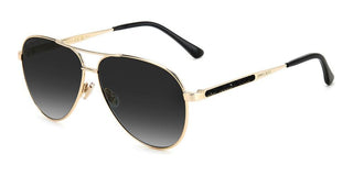 Jimmy Choo JIMENA/S women Black Pilot Sunglasses