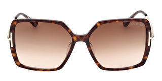 Tom Ford Joanna Ft 1039 Women Havana Butterfly Sunglasses