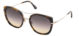 Tom Ford JOEY FT 0760 women Havana Cat Eye Sunglasses