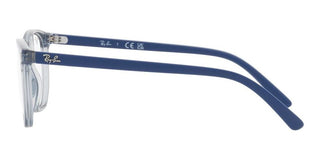 Ray-Ban JUNIOR ELLIOR RX 9097V unisex Blue Geometric Eyeglasses