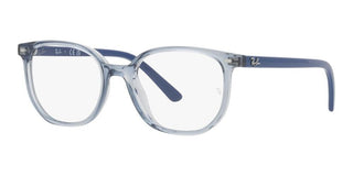 Ray-Ban JUNIOR ELLIOR RX 9097V unisex Blue Geometric Eyeglasses