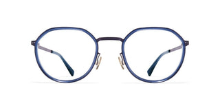 Mykita Justus Unisex Blue Round Eyeglasses
