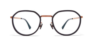 Mykita Justus Unisex Black Round Eyeglasses