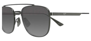 Maui Jim Kahana Mj0640s Unisex Ruthenium Squared Sunglasses
