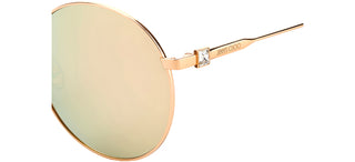 Jimmy Choo KAT/G/SK women Rose gold Round Sunglasses