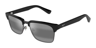 Maui Jim Kawika Mj0257s Unisex Black Geometric Sunglasses