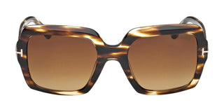 Tom Ford KAYA FT 1082 unisex Havana Geometric Sunglasses