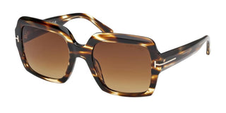 Tom Ford KAYA FT 1082 unisex Havana Geometric Sunglasses