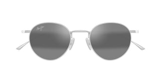 Maui Jim Ka'apeha Mj0691s Unisex Silver Round Sunglasses