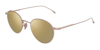 Maui Jim Ka'apeha Mj0691s Unisex Rose Gold Round Sunglasses