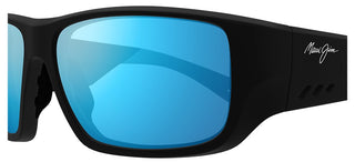 Maui Jim Keha Af Mj0664sa Men Black Squared Sunglasses