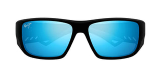 Maui Jim Keha Af Mj0664sa Men Black Squared Sunglasses