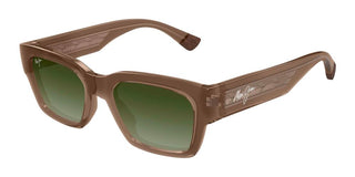 Maui Jim Kenui Mj0642s Men Brown Geometric Sunglasses