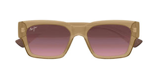 Maui Jim Kenui Mj0642s Men Pink Geometric Sunglasses