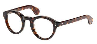 Moscot Keppe Unisex Havana Round Eyeglasses