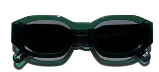 L.g.r Khartoum Sun Women Green Geometric Sunglasses