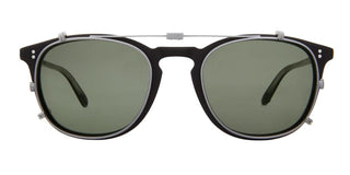 GARRETT LEIGHT KINNEY CLIP unisex Silver Pantos Eyeglasses