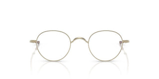 Oliver Peoples Kinston Ov 1368t Unisex Gold Round Eyeglasses