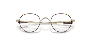 Oliver Peoples Kinston Ov 1368t Unisex Havana Round Eyeglasses