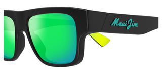 Maui Jim Kokua Mj0638s Unisex Black Squared Sunglasses