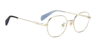Kate Spade Ks Alaysha 2/fj Women Gold Geometric Eyeglasses
