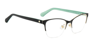 Kate Spade Ks Diandra 2/g Women Black Rectangle Eyeglasses