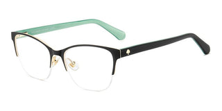 Kate Spade Ks Diandra 2/g Women Black Rectangle Eyeglasses