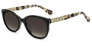 Kate Spade Ks Geneva 2/g/s Women Black Oval Sunglasses
