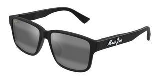 Maui Jim Kuniahi Af Mj0688sa Men Black Squared Sunglasses