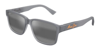 Maui Jim Kuniahi Af Mj0688sa Men Grey Squared Sunglasses