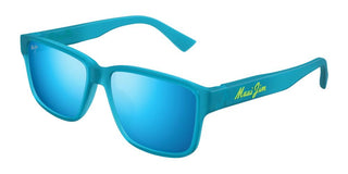 Maui Jim Kuniahi Af Mj0688sa Men Blue Squared Sunglasses