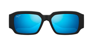 Maui Jim Kupale Mj0639s Unisex Black Rectangle Sunglasses