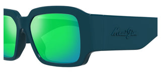 Maui Jim Kupale Mj0639s Unisex Blue Rectangle Sunglasses