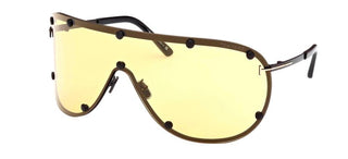 Tom Ford KYLER FT 1043 men Black Shield Sunglasses