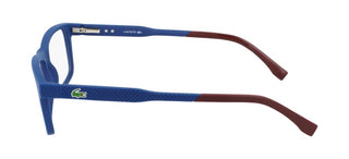 Lacoste L2876 Men Blue Rectangle Eyeglasses
