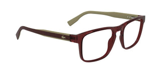 Lacoste L2972 Men Red Rectangle Eyeglasses