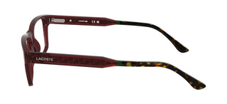 Lacoste L2977 Men Red Squared Eyeglasses