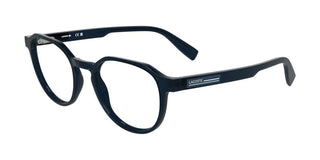 Lacoste L2980 Men Blue Geometric Eyeglasses