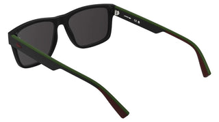 Lacoste L6076S men Black Rectangle Sunglasses