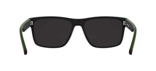 Lacoste L6076S men Black Rectangle Sunglasses