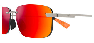 Maui Jim Lanakila Mj0624s Unisex Ruthenium Geometric Sunglasses