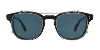 GARRETT LEIGHT LANGLEY CLIP unisex Silver Squared Eyeglasses