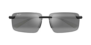 Maui Jim Laulima Af Mj0656sa Men Black Geometric Sunglasses