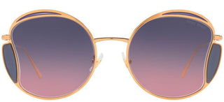Miu Miu LA MONDAINE SMU 56X women Rose gold Round Sunglasses