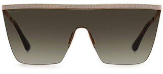 Jimmy Choo LEAH/S women Gold Shield Sunglasses