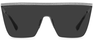 Jimmy Choo LEAH/S women Silver Shield Sunglasses