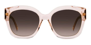 Jimmy Choo LEELA/S women Brown Squared Sunglasses