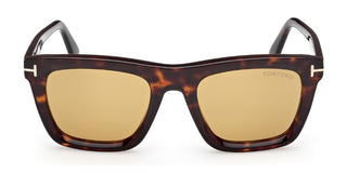Tom Ford Lelio Ft1207 Unisex Havana Squared Sunglasses