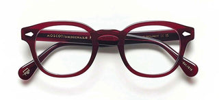 Moscot Lemtosh Unisex Red Geometric Eyeglasses